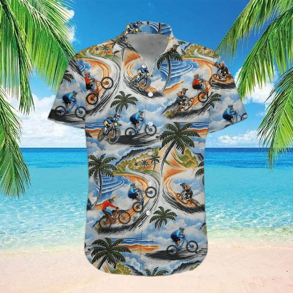 Awesome Bicycle On Summer Unisex Hawaiian Shirts Awesome Bicycle On Summer Unisex Hawaiian Shirts