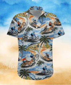 Awesome Bicycle On Summer Unisex Hawaiian Shirts