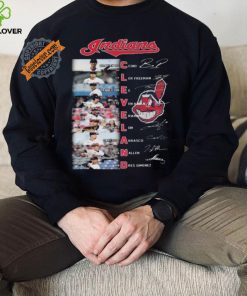 Awesome Cleveland indiana team true starting squad baseball signatures hoodie, sweater, longsleeve, shirt v-neck, t-shirt