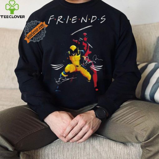 Awesome Deadpool and wolverine signature friends shirt
