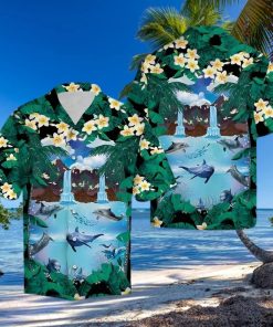 Awesome Dolphin Aloha Hawaiian Shirt Summer Gift