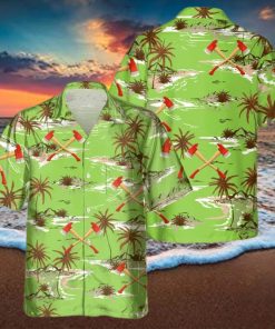 Awesome Firefighter AOP Pocket Hawaiian Shirt