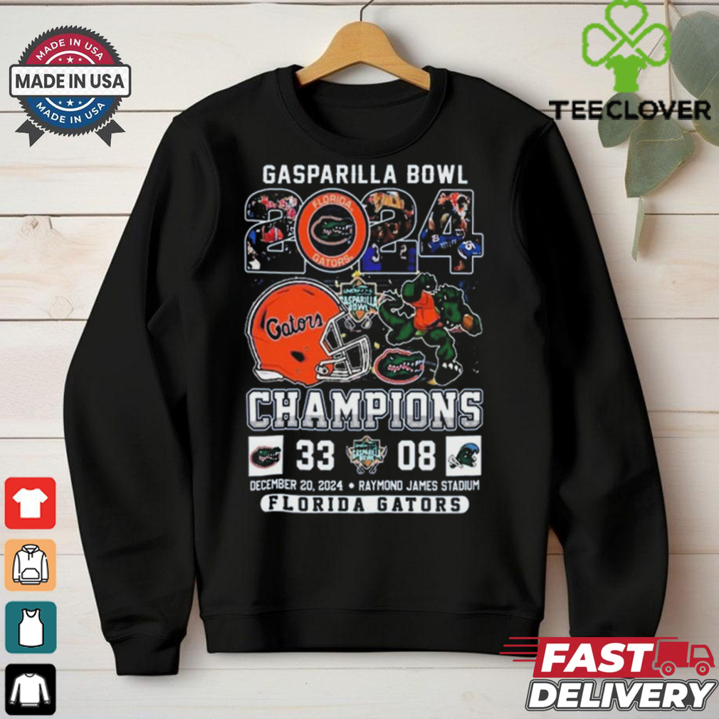 Awesome Gasparilla Bowl Champions 2024 For Fan Florida Gators 33 – 08 shirt Awesome Gasparilla Bowl Champions 2024 For Fan Florida Gators 33 – 08 shirt