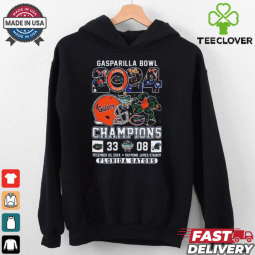 Awesome Gasparilla Bowl Champions 2024 For Fan Florida Gators 33 – 08 shirt