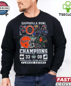 Awesome Gasparilla Bowl Champions 2024 For Fan Florida Gators 33 – 08 shirt