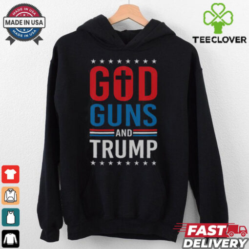 Awesome God Guns And Trump 2024 Election T Shirt