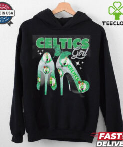 Awesome High heels Boston Celtics girl shirt