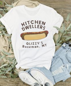 Awesome Hotdog Kitchen Dwellers tour 2023 Glizzy’s Bozeman MT T Shirt