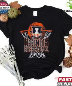 Awesome Illinois Basketball T Shirt