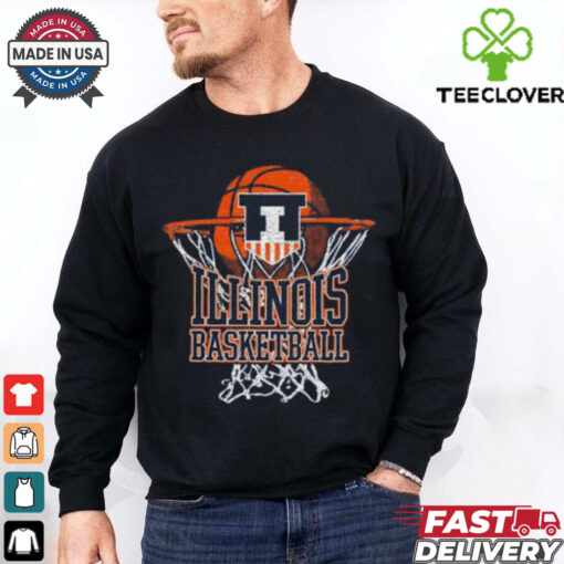 Awesome Illinois Basketball T Shirt