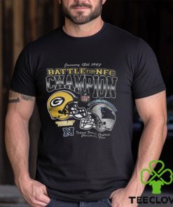 Awesome January 12th 1994 battle for nfc championship green bay packers vs carolina panthers t shirt