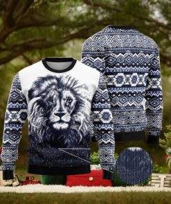 Awesome Lion Ugly Christmas Sweater AOP All Over Printed Sweater