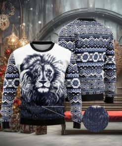Awesome Lion Ugly Christmas Sweater AOP All Over Printed Sweater