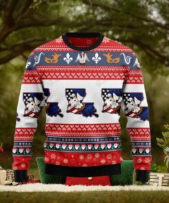 Awesome Louisiana Ugly Christmas Sweater, Christmas Sweater, Ugly Sweater, Funny Xmas Sweaters