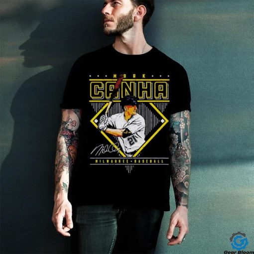 Awesome Mark Canha Milwaukee Diamond Name shirt