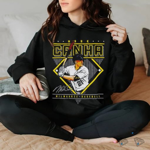 Awesome Mark Canha Milwaukee Diamond Name shirt