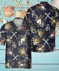 Awesome Mechanic AOP Pocket Hawaiian Shirt