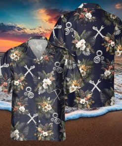 Awesome Mechanic AOP Pocket Hawaiian Shirt