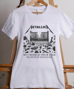 Awesome Metallica M72 World Tour 2024 No Repeat Weekend T hoodie, sweater, longsleeve, shirt v-neck, t-shirt