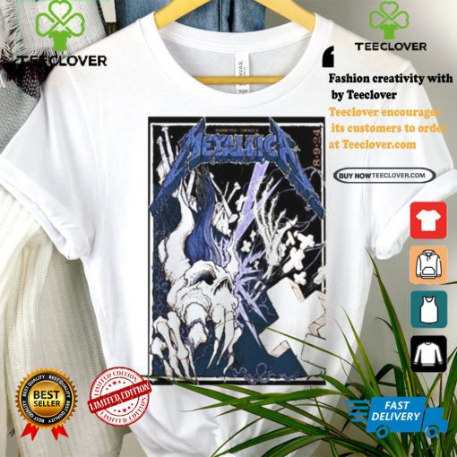 Awesome Metallica soldier field 8 9 24 chicago il poster shirt