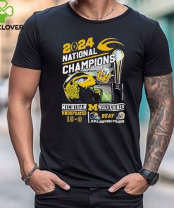 Awesome Michigan Wolverines 2024 National Champions Undefeated 15 0 Beat Jan 2 2024 Nrg Stadium Shirt