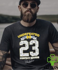 Awesome Michigan Wolverines Undefeated 2023 12 0 23 Perfect Season Signatures shirt 2 Awesome Michigan Wolverines Undefeated 2023 12 0 23 Perfect Season Signatures shirt