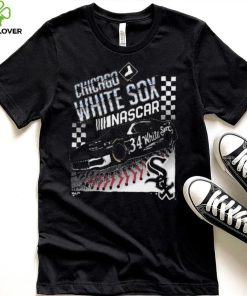 Awesome NASCAR x Chicago White Sox ’47 Black Franklin T Shirt