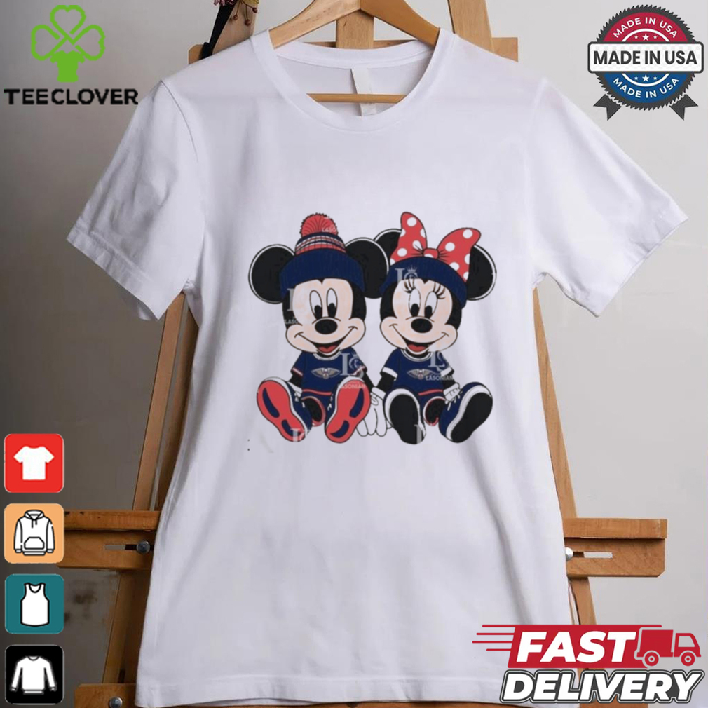 Awesome New Orleans Pelicans Mickey Minnie 3 Nba T shirt Awesome New Orleans Pelicans Mickey Minnie 3 Nba T shirt