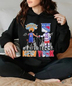 Awesome New York Rangers Artemi Panarin New York Knicks Jalen Brunson Proud Of The City Shirt