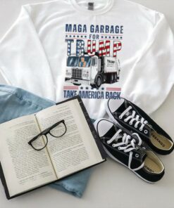 Awesome Proud Maga Garbage Trump Supporter Trump Garbage Truck T Shirt