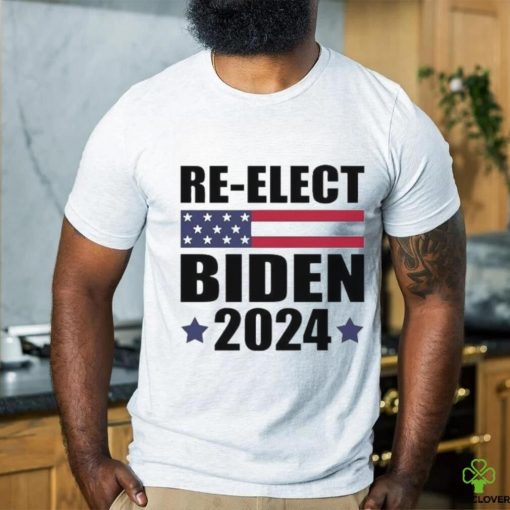 Awesome Re elect Biden American Flag Pro Biden 2024 Election Shirt