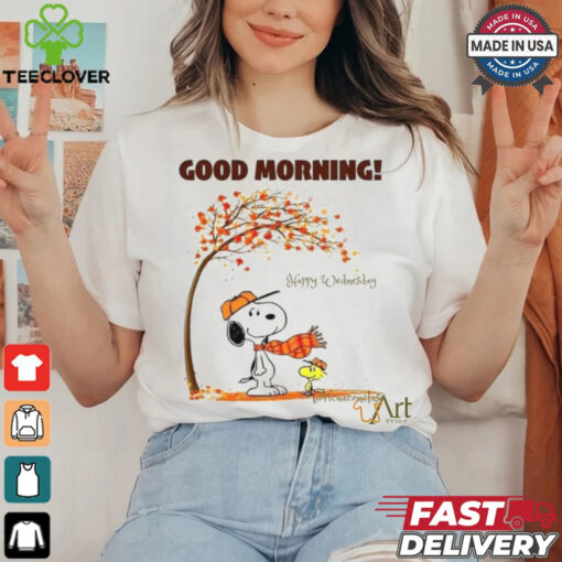 Awesome Snoopy Good Morning Happy Wednesday Boricua Conclase T shirt
