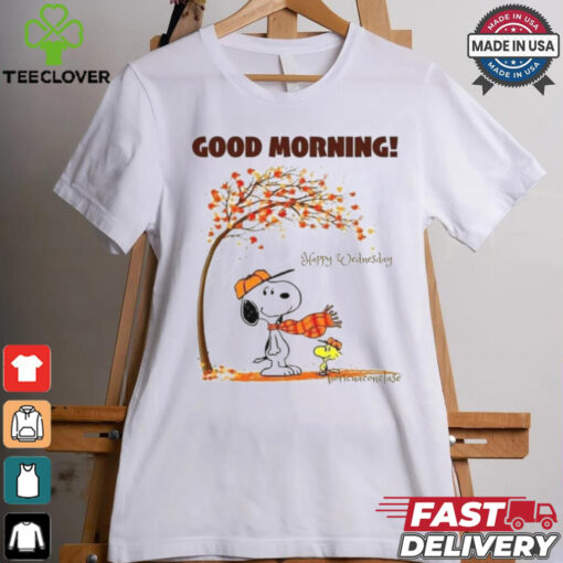 Awesome Snoopy Good Morning Happy Wednesday Boricua Conclase T shirt
