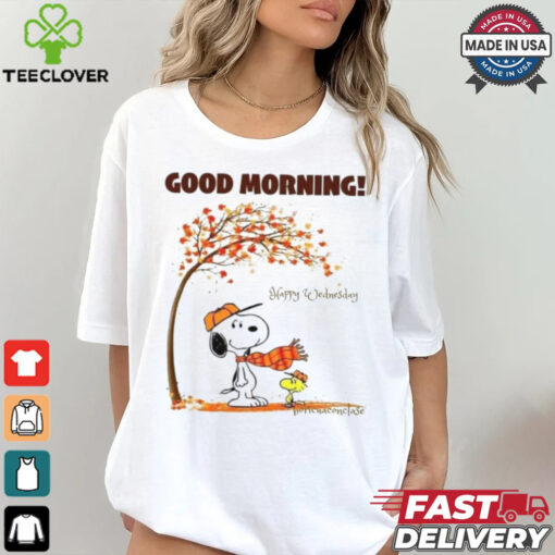Awesome Snoopy Good Morning Happy Wednesday Boricua Conclase T shirt