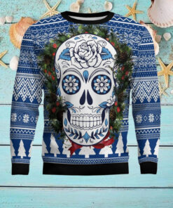 Awesome Sugar Skull Ugly Christmas Sweater
