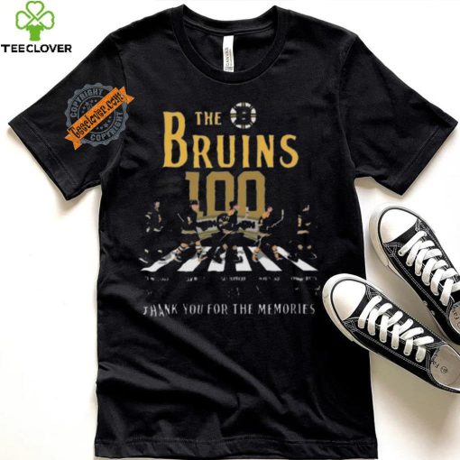 Awesome The boston bruins 100 thank you for the memories signatures shirt