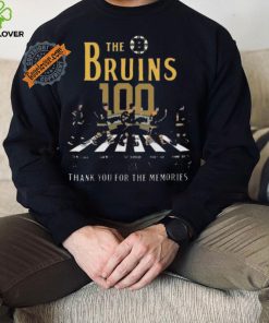 Awesome The boston bruins 100 thank you for the memories signatures shirt