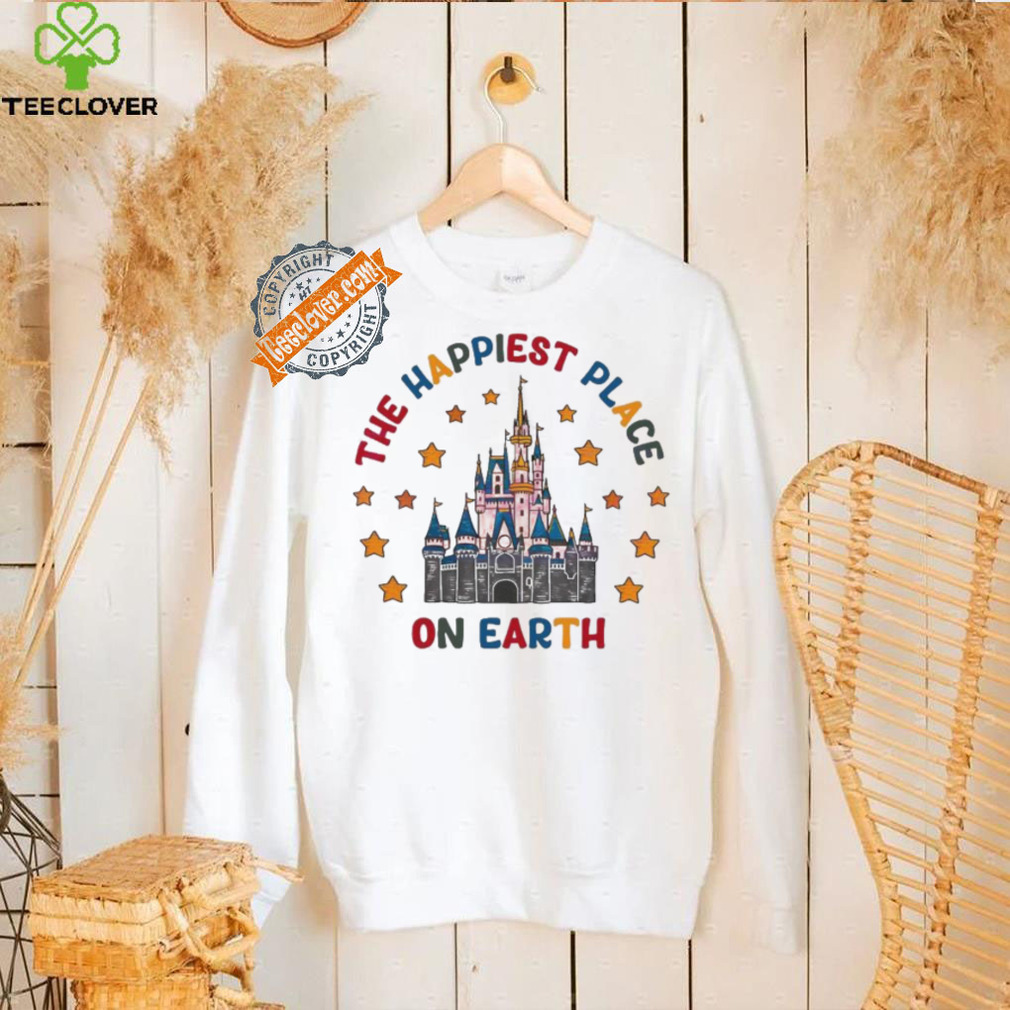 Awesome The happiest place on earth disney castle shirt Awesome The happiest place on earth disney castle shirt