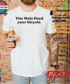 Awesome Tim Walz Fixed Your Bicycle Shirt