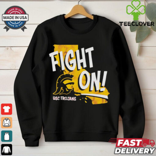 Awesome USC Trojans Fight On logo hoodie, sweater, longsleeve, shirt v-neck, t-shirt