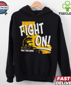 Awesome USC Trojans Fight On logo hoodie, sweater, longsleeve, shirt v-neck, t-shirt