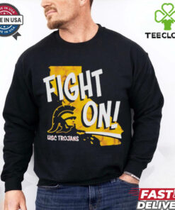 Awesome USC Trojans Fight On logo hoodie, sweater, longsleeve, shirt v-neck, t-shirt