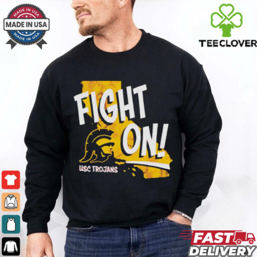 Awesome USC Trojans Fight On logo hoodie, sweater, longsleeve, shirt v-neck, t-shirt