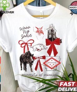 Awesome University Of Arkansas Razorbacks wooo pig sooie Coquette Aesthetic shirt