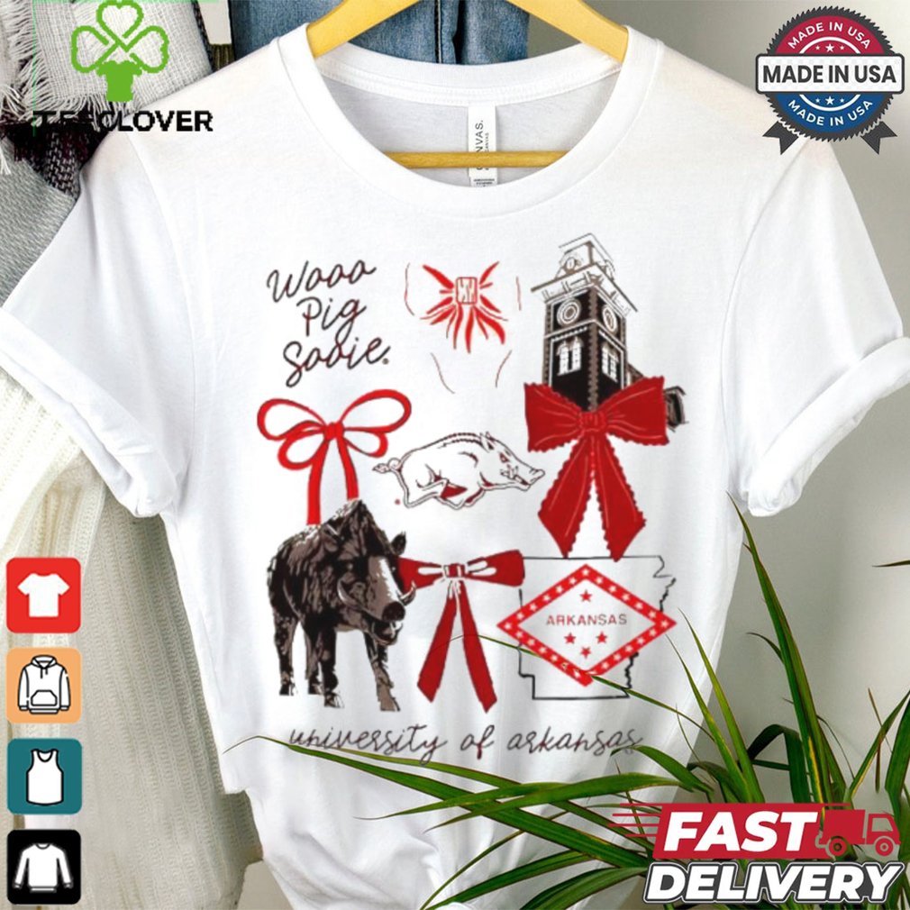 Awesome University Of Arkansas Razorbacks wooo pig sooie Coquette Aesthetic shirt Awesome University Of Arkansas Razorbacks wooo pig sooie Coquette Aesthetic shirt