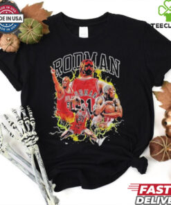 Awesome Vintage Dennis Rodman Basketball Shirt