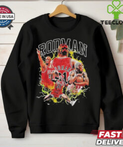 Awesome Vintage Dennis Rodman Basketball Shirt