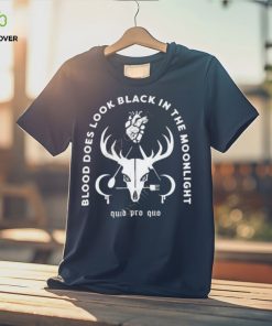 Awesome Woodsjpeg blood does look black in the moonlight T shirt 1 Awesome Woodsjpeg blood does look black in the moonlight T shirt