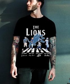 Awesome awesome The Detroit Lions Joe Schmidt Bobby Layne Calvin Johnson Barry Sanders T shirt