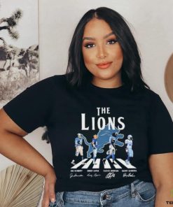 Awesome awesome The Detroit Lions Joe Schmidt Bobby Layne Calvin Johnson Barry Sanders T shirt